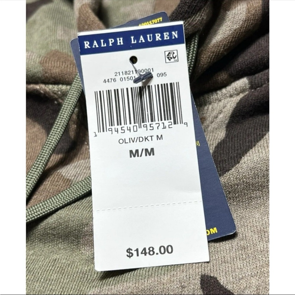 Polo Ralph Lauren CAMOUFLAGE Hoodie - Women's size MEDIUM - Picture 11 of 11